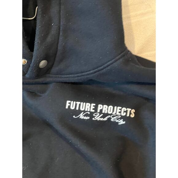 Primark Future Projects NYC Black Pullover Hoodie Mens L - Picture 3 of 4